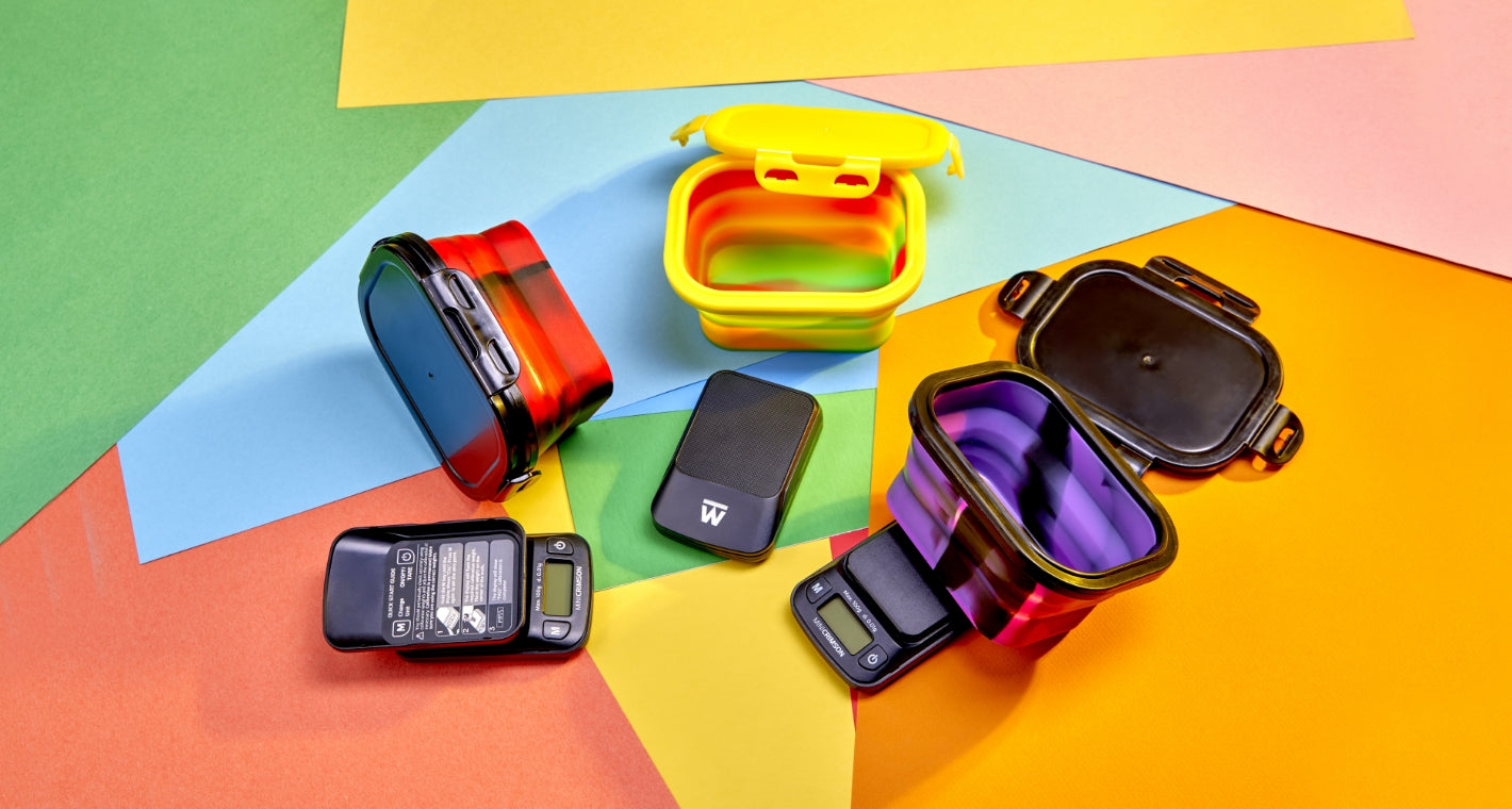 Meal Prep & Plan on the go with Truweigh Crimson Digital Mini Scale - Healthy Foods Macros Tupperware with Food Scale in Kitchen Beans Turkey Vegetables