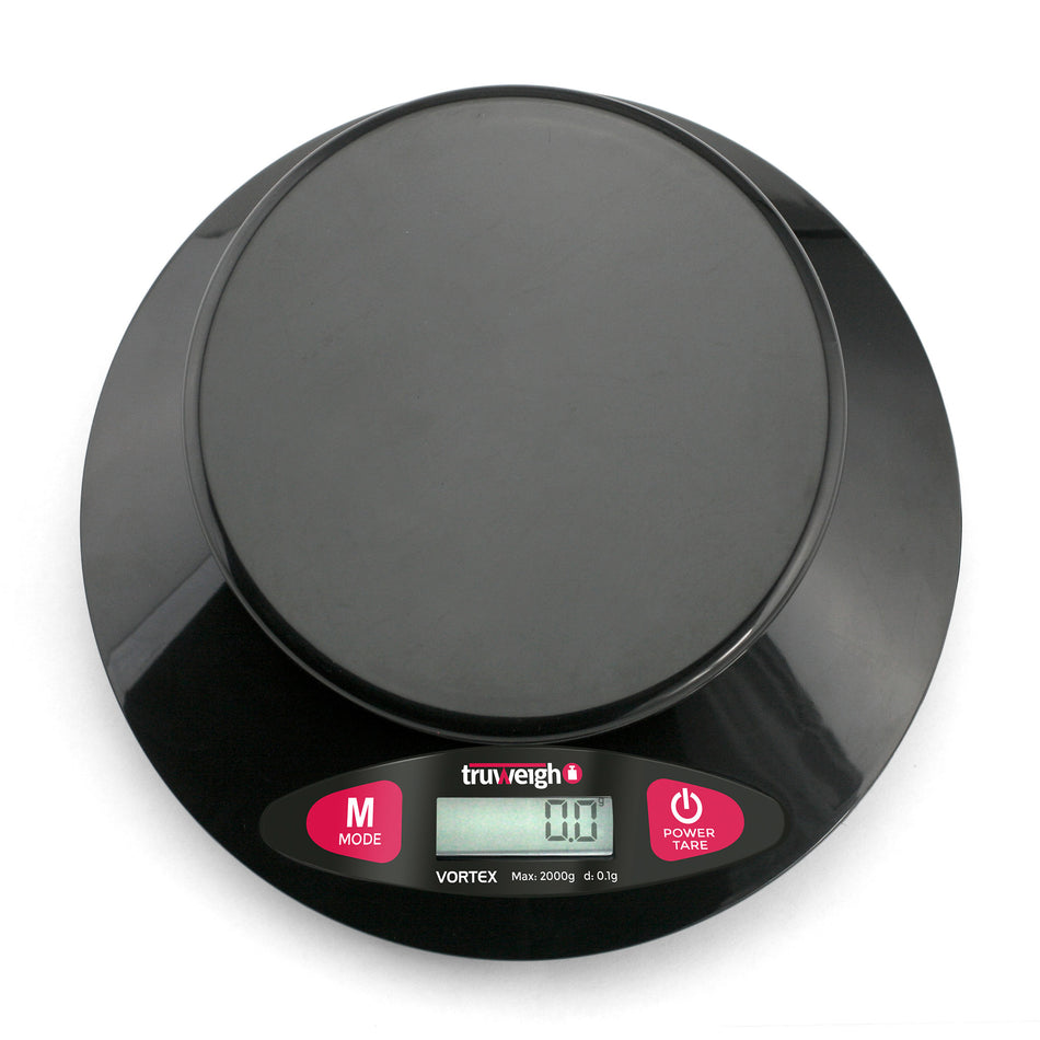 Truweigh Vortex Digital Bowl Scale 2000G X 0.1G - Black