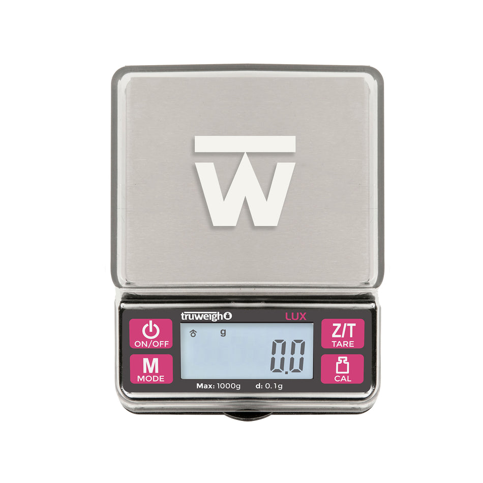 Truweigh Lux Digital Scale - 1000g x 0.1g - Black