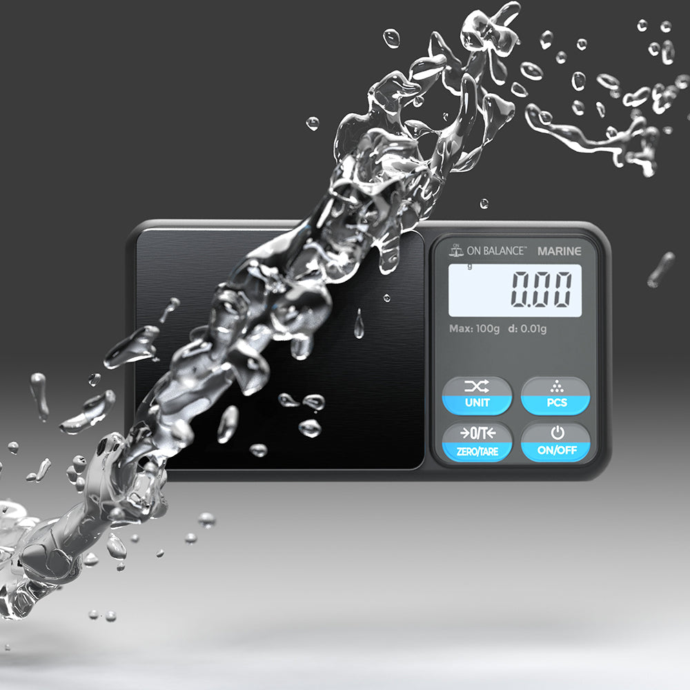 World's First IP65 Water-Resistant Pocket Scale Launches - The Truweigh Blog - Marine Water Proof Resistant Dust Proof Durable New Product Launch Announcement