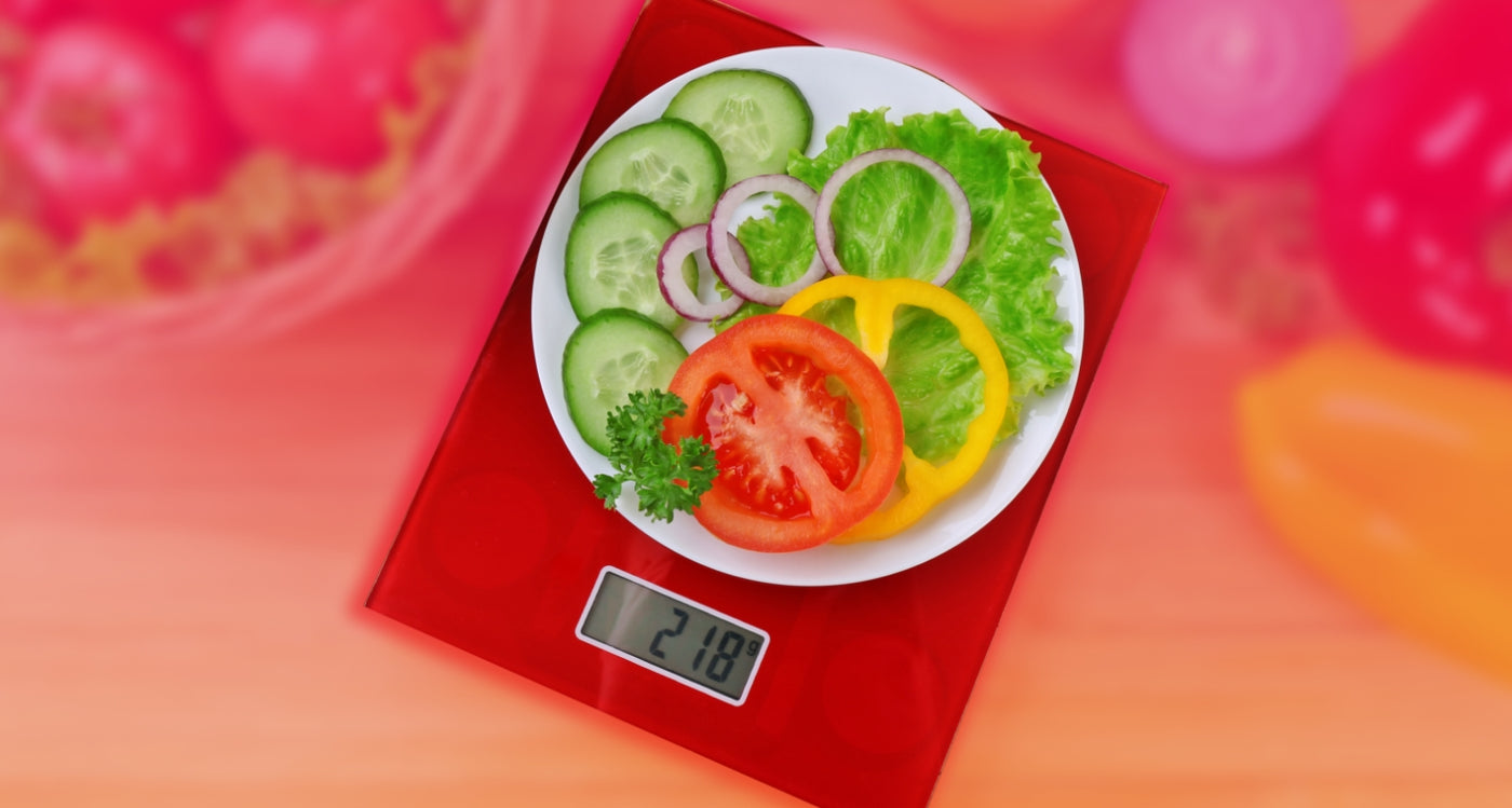 Does Measuring Your Food Help With Weight-Loss? - The Truweigh Blog - Portion Pasta Nuts Vegetables Dry Grains