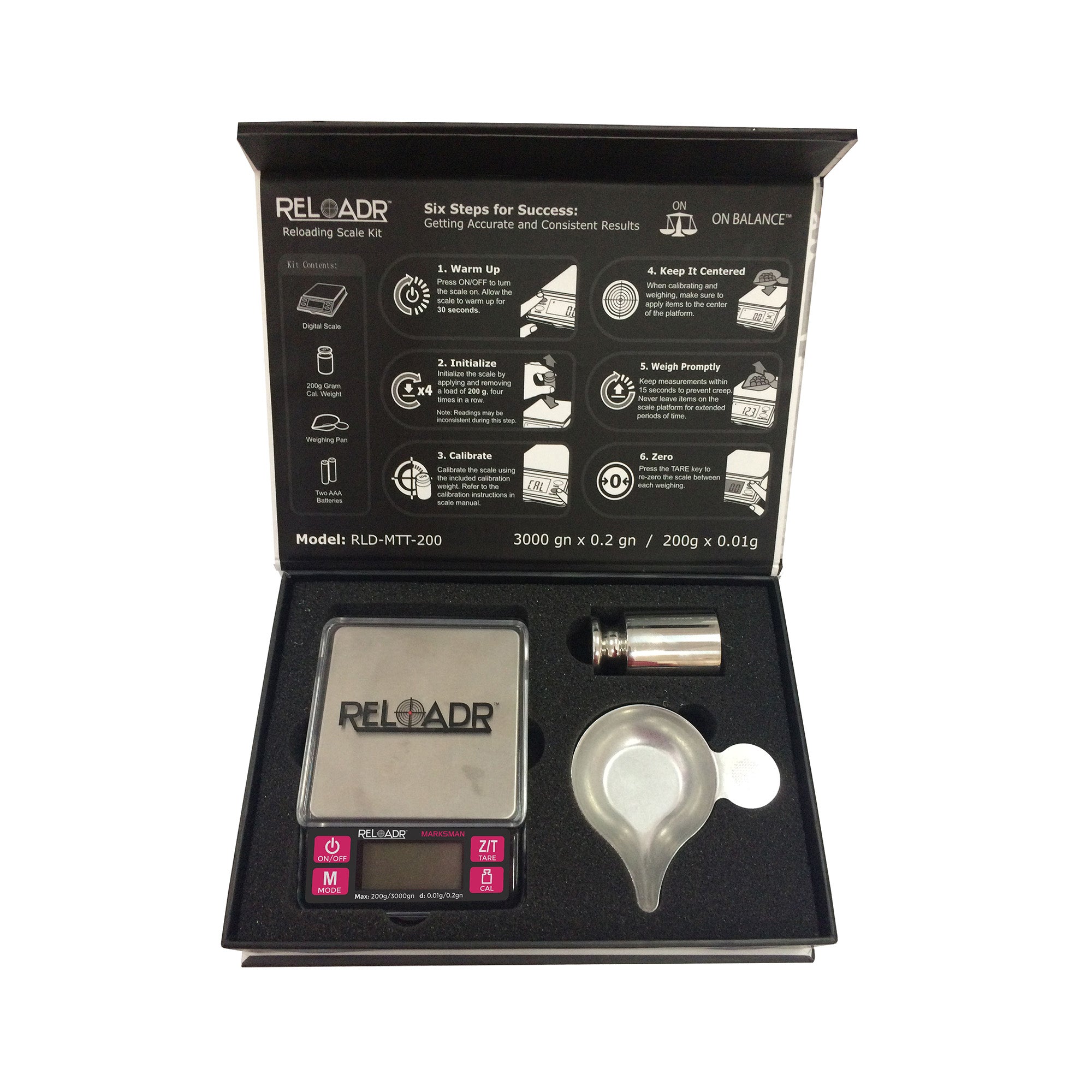 Truweigh Marksman Digital Ammunition Reloading Scale - 100g x 0.005g