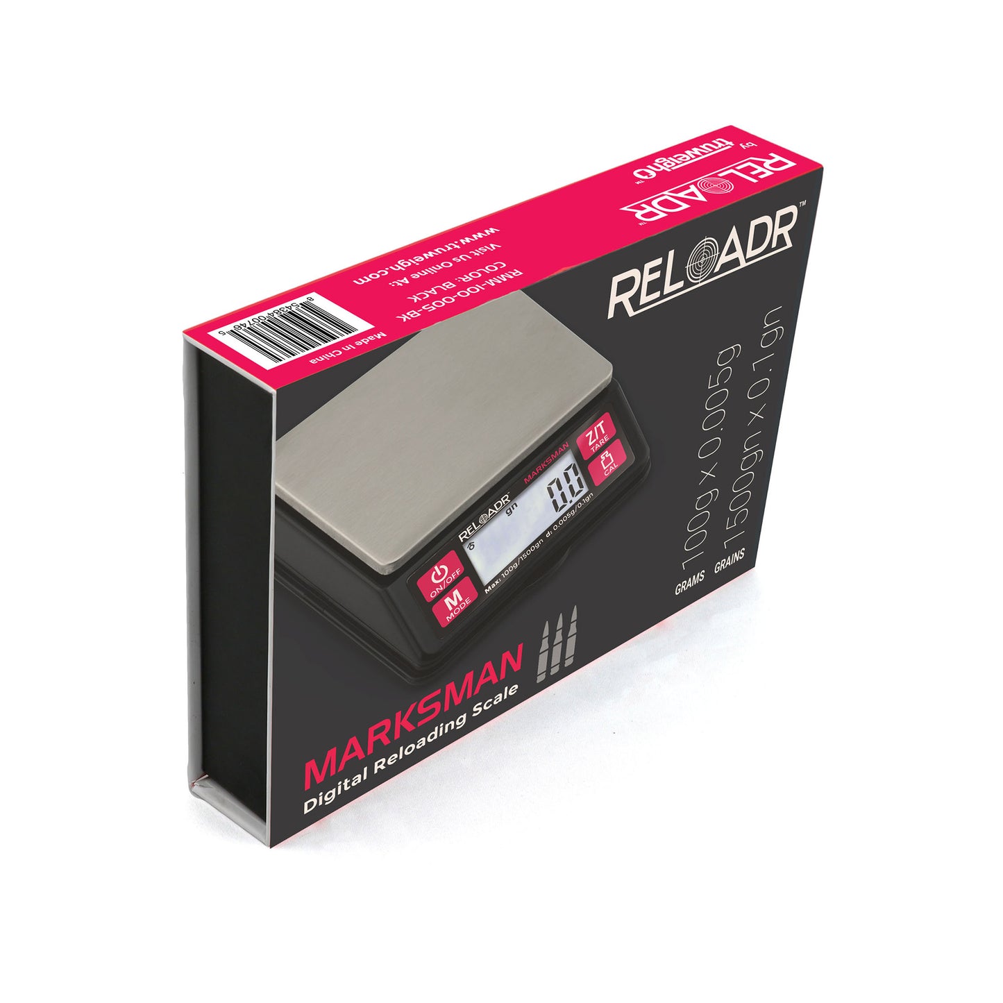 Truweigh Marksman Digital Ammunition Reloading Scale - 100g x 0.005g