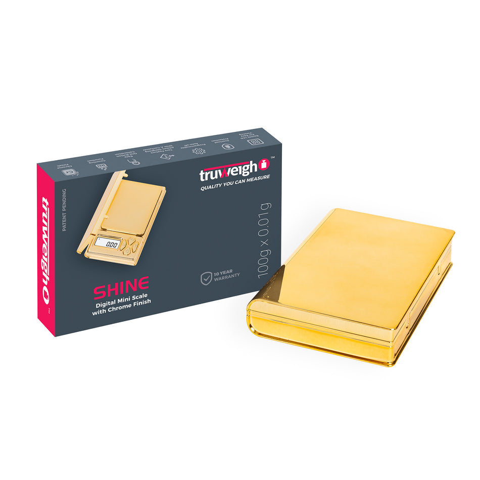 Truweigh Shine Scale - 100g x 0.01g - Gold