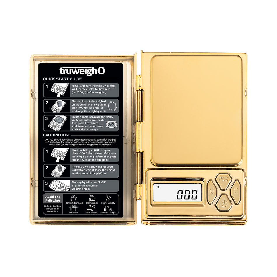 Truweigh Shine Scale - 100g x 0.01g - Gold