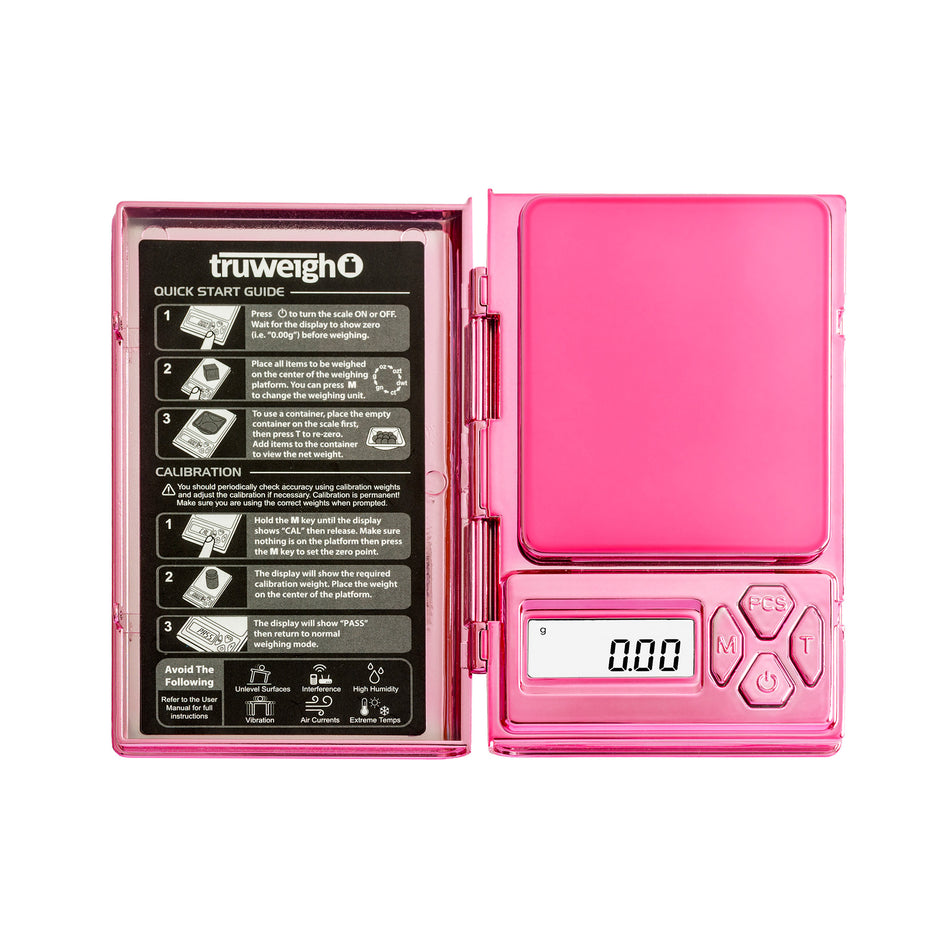 Truweigh Shine Scale - 100g x 0.01g - Pink