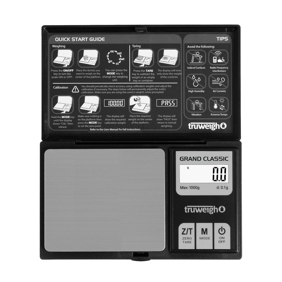 Truweigh Grand Classic Digital Mini Scale – 1000g x 0.1g