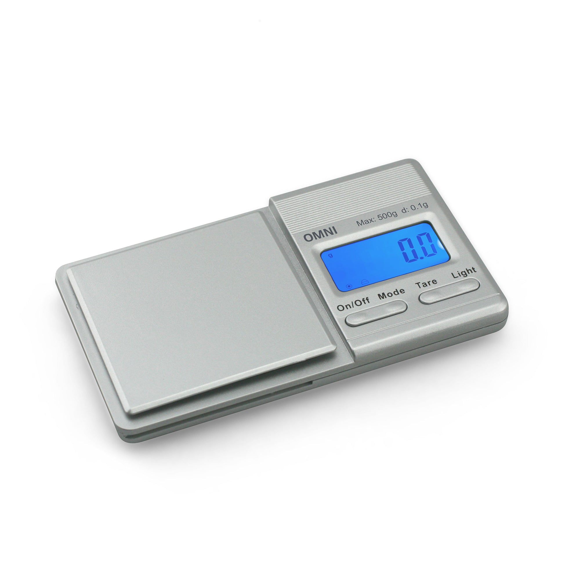 Truweigh Omni Digital Mini Scale - 500g x 0.1g - Silver Pocket Scale