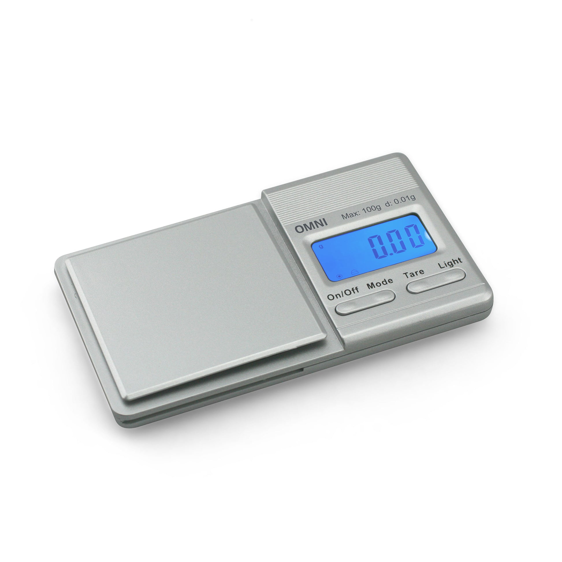 Truweigh Omni Digital Mini Scale - 100g x 0.01g - Silver Pocket Scale