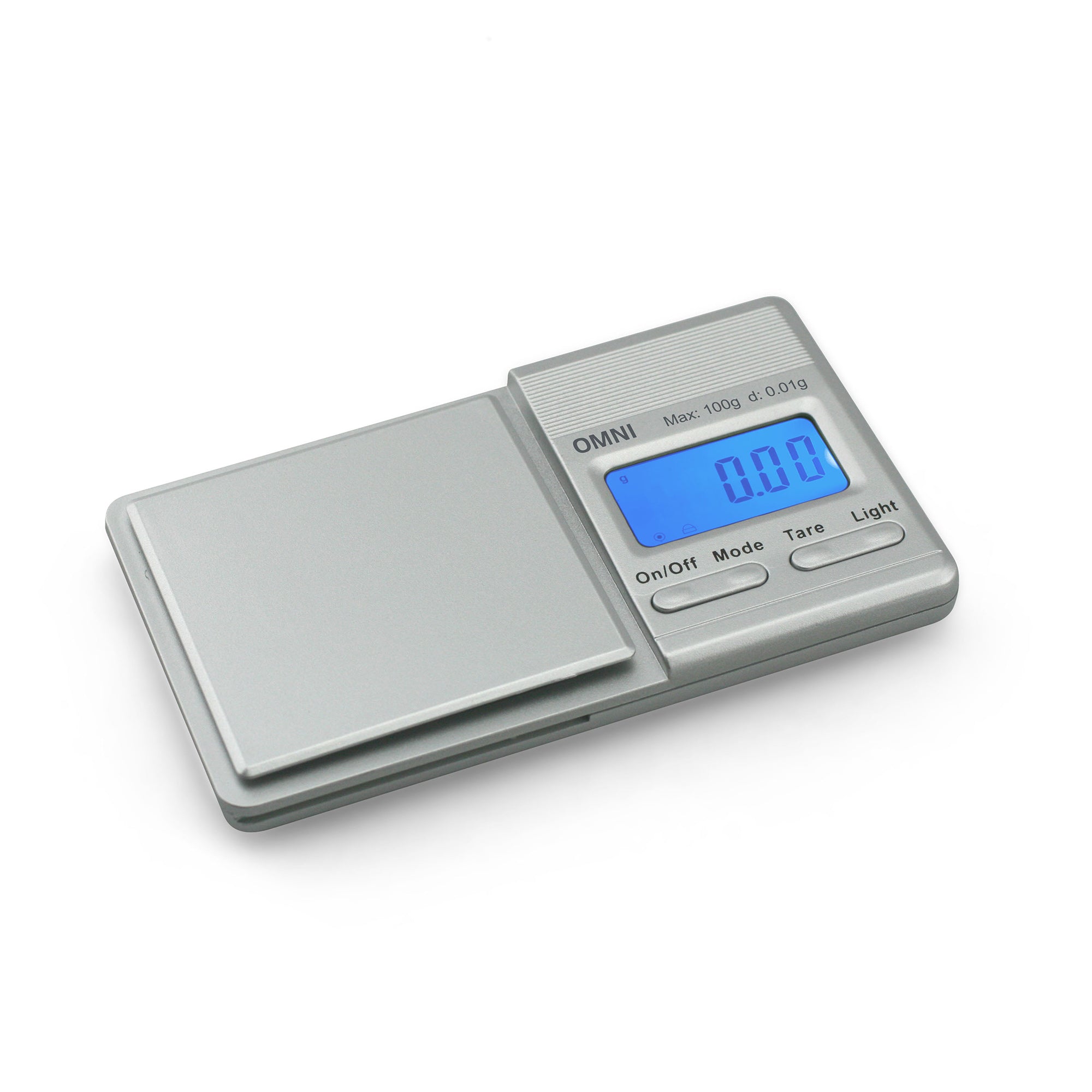 Truweigh Omni Digital Mini Scale - 100g x 0.01g - Silver Pocket Scale