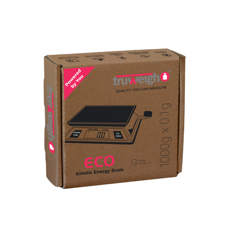 The box for The Truweigh ECO Kinetic Energy scale