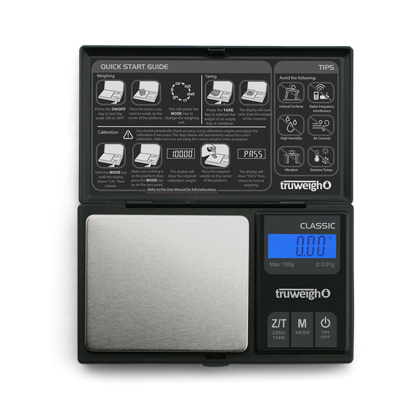 Truweigh Classic Digital Scale 100G X 0.01G - Black