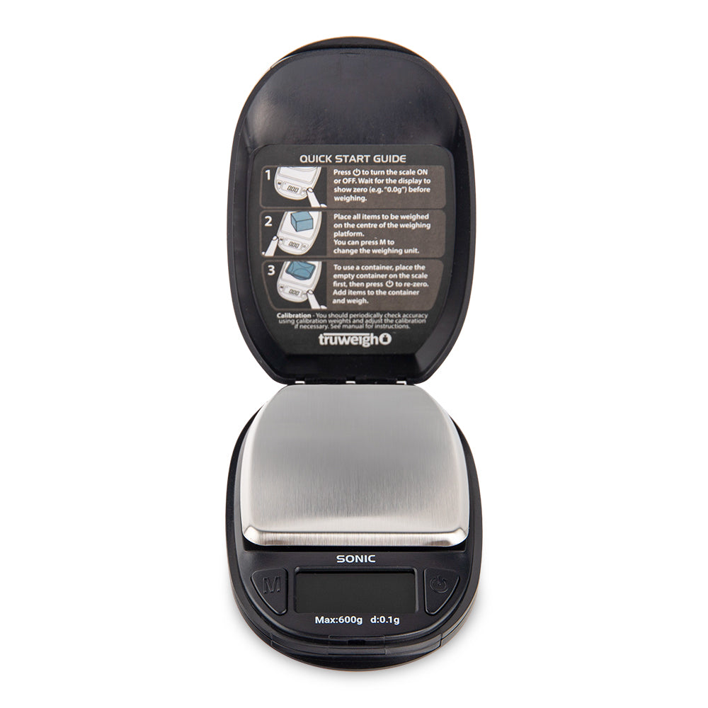 Truweigh Sonic Scale - 600g x 0.1g - Black