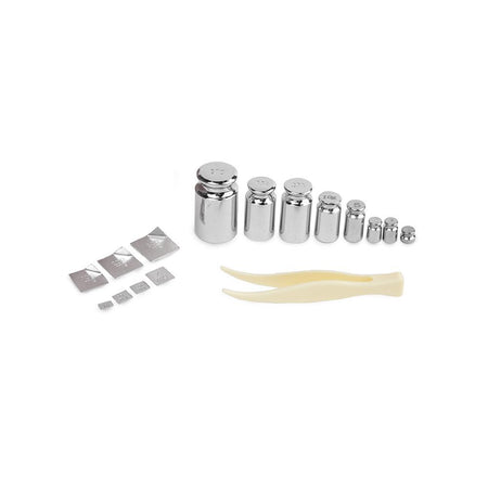 Truweigh OIML M1 Weight Set 16 Piece Red Calibration Weight Kit 50g 20g 10g 2g 1g 500mg 200mg 100mg 50mg 20mg 10mg Tweezers Accuracy Calibrating