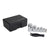 Truweigh Black 8 Piece Calibration Weight Set Kit Case Box Tweezers 100g 50g 20g 10g 5g Accuracy Test Check Calibrate Calibrating Chromed Steel