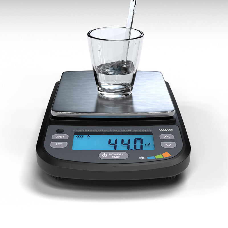 Truweigh Wave IP65 Rated Washdown Bench Scale / Black