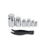 Truweigh Black 8 Piece Calibration Weight Set Kit Case Box Tweezers 100g 50g 20g 10g 5g Accuracy Test Check Calibrate Calibrating Chromed Steel